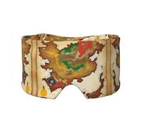 Kingdom of Bhutan map03 - Máscara de ojos refrescante para dormir en total oscuridad, máscara para dormir suave, regalos para hombres y mujeres