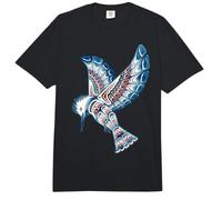Kingfisher Costa Noroeste Estilo Nativo Americano Naturaleza Arte Comfort Colors Adult Heavyweight T-Shirt