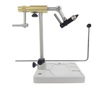 Kingfisher Fly Fishing Clarkfork True - Tornillo de Banco Giratorio para Atar Moscas, Color Dorado