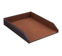 KINGFOM TM Bandeja Correo A4 pie (Marrón, 1 Schubladen)