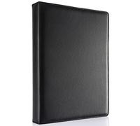 KINGFOM upscare cosido Nota de piel sintética resistente al agua cartón cartera soporte funda