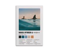 KINGGHYLL Dua Lipa - Póster decorativo de optimismo radical en lienzo, arte de pared, decoración de sala de estar, póster estético moderno, 40 x 60 cm, estilo sin marco