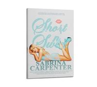 KINGGHYLL Póster decorativo de Sabrina Carpenter Album Short N' Sweet, lienzo decorativo para pared, decoración de sala de estar, póster estético moderno, 30 x 45 cm, estilo marco