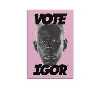 KINGGHYLL Póster decorativo de Tyler The Creator, lienzo decorativo para pared, decoración de sala de estar, póster estético moderno, 20 x 30 cm, estilo sin marco