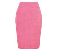 Kinghua Falda lápiz de lana a cuadros para otoño e invierno para mujer, falda de cintura alta con hendidura hasta la rodilla, falda midi, XL