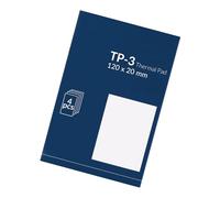 Kingke Almohadilla térmica de alta conductividad de 120 x 20 mm, ideal para consolas electrónicas, almohadilla térmica de silicona que conduce el calor, amortigua las vibraciones