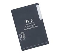 Kingke Almohadilla térmica de alta conductividad de 120 x 20 mm, ideal para consolas electrónicas, almohadilla térmica de silicona que conduce el calor, amortigua las vibraciones