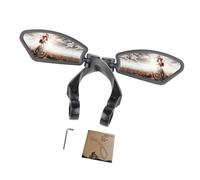 Kingke Bicicletas giratorias con espejo para un fácil montaje en bicicletas eléctricas de montaña y bicicletas que garantizan que los ciclistas tengan espejo