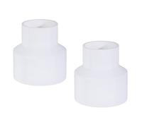 Kingke Boquilla adaptadora de ventilador de escape para conductos de 50 mm con múltiples conectores de 20/25/32/40 mm, acoplador reductor de conducto de aire