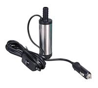 Kingkindsun - Bomba sumergible de 12 V, 38 mm, para agua, aceite, diésel, bomba de transferencia de combustible para coche, cable de 3 m con toma de mechero para coche todocamino