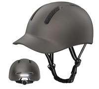 KINGLEAD Casco de bicicleta Urban Commuter, elegante casco de bicicleta para hombre y mujer, para ciclismo, trekking, ciudad, scooter para hombre, ajustable