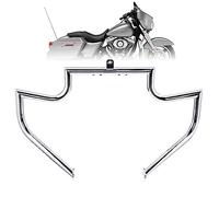 Kinglemc Crash Bar Engine Guard Highway Bar for Harley Davidson Touring Road Glide Road King Street Glide Electra Glide CVO and Trike Models 09-25 (Silver)