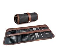 Kingmyth Lápices de dibujo, lápices de dibujo 12B 10B 8B 7B 6B 5B 4B 3B 2B B HB 2H 4H 6H Suministros de arte Juego de lápices de grafito con carbones para artistas o principiantes