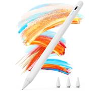 Kingone Bolígrafo para Apple iPad 2018-2025, 2 veces de carga rápida, compatible con iPad 11/10/9/8/7/6, Pro M4/12.9/11/13 pulgadas, Air 3/4/5/M2/M3, mini 7/6/5, con adherencia magnética, rechazo de