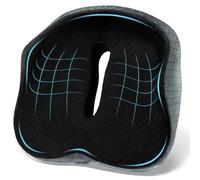 KingPavonini Gran Cojín Silla Oficina Envoltura 3D Completa, Cojín Coxis de Espuma de Memoria, para Sillas para Aliviar el Dolor de Presión en Caderas, Ciática y Coxis para Hogar,Oficina y Coche