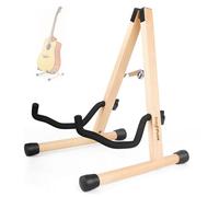 KingPoint Guitarra Stan Guitarra Acústica Stan Wood Clásica Guitarra Eléctrica Soporte Plegable para Bajo, Accesorios para Guitarra