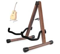 KingPoint Guitarra Stan Guitarra Acústica Stan Wood Clásica Guitarra Eléctrica Soporte Plegable para Bajo, Accesorios para Guitarra