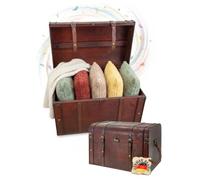 Kingpower Cofre caja en madera con cerradura Cofre de regalos