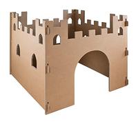 Kingpower Selección Casa de Juegos para Niños Castillo de Caballero Castillo de Juego Casa de Cartón Castillo de Cartón Casa de Niños para Colorear, Modelo:Castillo de Caballeros 02