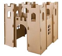 Kingpower Selección Casa de Juegos para Niños Castillo de Caballero Castillo de Juego Casa de Cartón Castillo de Cartón Casa de Niños para Colorear, Modelo:Castillo de Caballeros 01