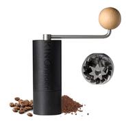 KINGrinder Molinillo de café manual ligero P2 para cafetera Moka, prensa francesa, goteo y espresso con consistencia de montaje, molinillo cónico de acero inoxidable, capacidad de 20 g, 5BP2001-BK