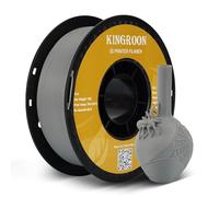 kingroon Filamento para impresora 3D PLA, filamento para impresora 3D... (ácido poliláctico, PLA gris)