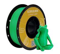 Kingroon PLA Filamento para impresora 3D, precisión dimensional +/- 0,03 mm, bobina de 1 kg (2,2 lb), 1,75 mm, verde