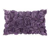 KINGROSE Funda de Almohada Decorativa de Flores estéreo Hecha a Mano, Funda de Almohada Rectangular, Funda de Almohada Suave para sofá, Silla, Cama, Sala de Estar, Oficina, 30 x 50 cm, Terciopelo