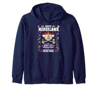 King's Day Koningsdag Tulip Idea para mujer Corona Bandera Holandesa Sudadera con Capucha