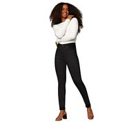 Kings of Indigo Christina High Jeans, Stay Black Rinse, 31W x 30L para Mujer