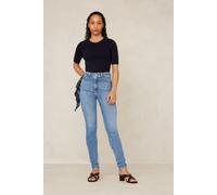 Kings Of Indigo Christina High Journey Light Used Talla: W25L32 | Vaqueros Skinny Outlet | Mujer