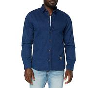 Kings of Indigo Enda Camisa Vaquera, Azul (Rinse 2500), Small para Hombre