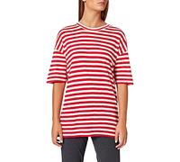 Kings of Indigo Majaji Camiseta, Rojo (Lipstick Red Stripe 7901), L para Mujer