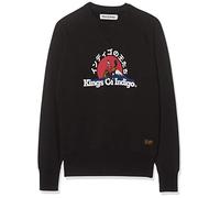 Kings of Indigo Parnell Sudadera, Negro (Black 6900), XL para Hombre