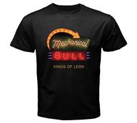 Kings of Leon Mechanical Bull Rock Retro T-Shirt Graphic tee Printed Top For Mens Size M