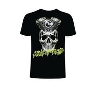 Kings of Road Funny Motivational Slogans tee Round Neck Unisex Tops Men's 100% Cotton Short-Sleeve T-Shirts XL