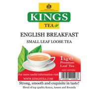 KINGS TEA Té suelto para desayuno inglés, 1 kg (paquete de 1)
