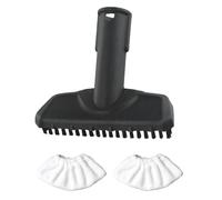 kingsea Steam Cleaner Hand Nozzle Tool Brush,Steam Mop Brush Head,Steam Cleaner Brush Head with Steam Mop Replacement Pad Microfiber Mop Cloth Pad Cover Compatible with Karcher Steam Cleaner Vacuum