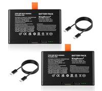 KingSener 2-Pack Baterías FG6CELL21700G 108Wh para PartyBox 720/520 | 21.6V para JBL Boombox 4, PartyBox 520/720 Fuente alimentación bidireccional, Incluye 2 cables de datos