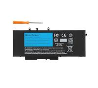 Kingsener GJKNX - Batería de repuesto para portátil Dell Latitude 5480, 5580, E5495, E5590, Precision 15, 3, 520, M3530, GD1JP, 7,6 V, 68 WH, 4 celdas
