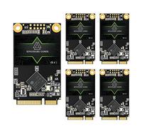 Kingshark SSD MSATA 64GB de alto rendimiento interno de estado sólido para computadora portátil de sobremesa, paquete de 5 unidades [64 GB (5 paquetes), MSATA]