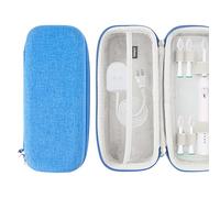 Kingshion Funda de viaje para cepillo de dientes compatible con Oral-B Pro 1000, 2000, 3000, 3500, 1500/ para cepillo de dientes eléctrico Philips Sonicare ProtectiveClean 4100 5100 con bolsillo de
