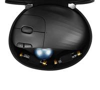 Kingshion Funda de viaje para mouse Logitech G502/G402/G602 y Razer DeathAdder Chroma/Naga/Mamba - Bolsa de almacenamiento portátil a prueba de golpes con bolsillo para accesorios, cremallera