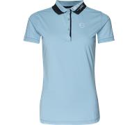 Kingsland Equestrian KLHarriet Ladies Pique Shirt, Blue Faded Denim - M Kingsland Equestrian