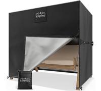 Kingsleeve® Funda Columpio Jardín 2 Plazas Hollywood Cubierta Protectora Impermeable Resistente al Invierno Protección Muebles Exterior 175x125x160 cm