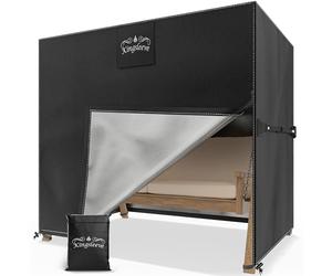 Kingsleeve® Funda Columpio Jardín 2 Plazas Hollywood Cubierta Protectora Impermeable Resistente al Invierno Protección Muebles Exterior 175x125x160 cm