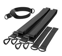 Kingsleeve Juego de protección contra el viento para sombrillas set de correas y ganchos robustos