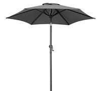 Sombrilla Fiji antracita 200cm inclinable impermeable