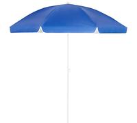 Kingsleeve Sombrilla de Playa Jardín 180cm Parasol Patio Terraza Inclinable Ajustable Protección UV50+ Azul