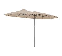 Kingsleeve® Sombrilla Grande Doble XXL 460x270cm Parasol Jardín Protección UV 80+ Funda Protectora Terraza